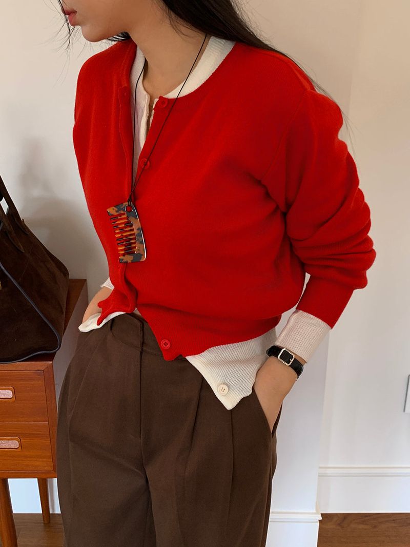 [MADE] [Wool Napping] Winter Warm Pintuck Wide Slacks