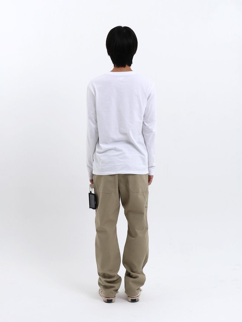 BASIC SAFARI CARPENTER COTTON PANTS (BEIGE)
