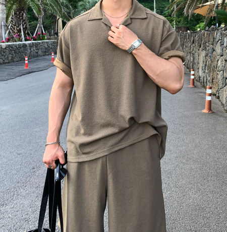 [Limited Quantity] 【setup】 Kuiper Caraneck Short Sleeve Shorts Setup