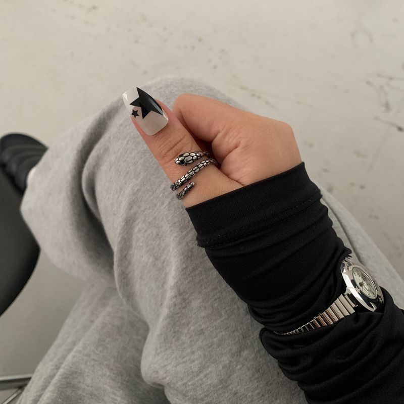 Coiled Snake Shape Ring