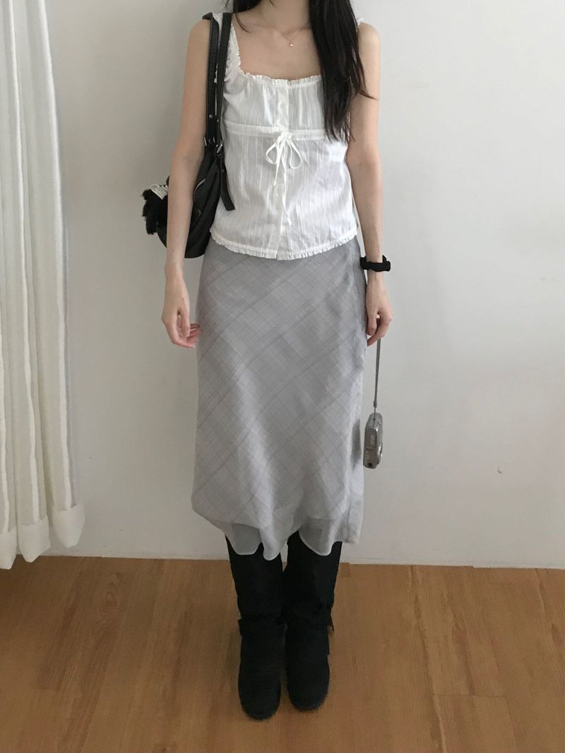 Scoop lace top (one color)
