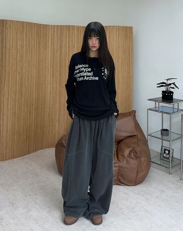 Mare Horse Henley Neck Knit