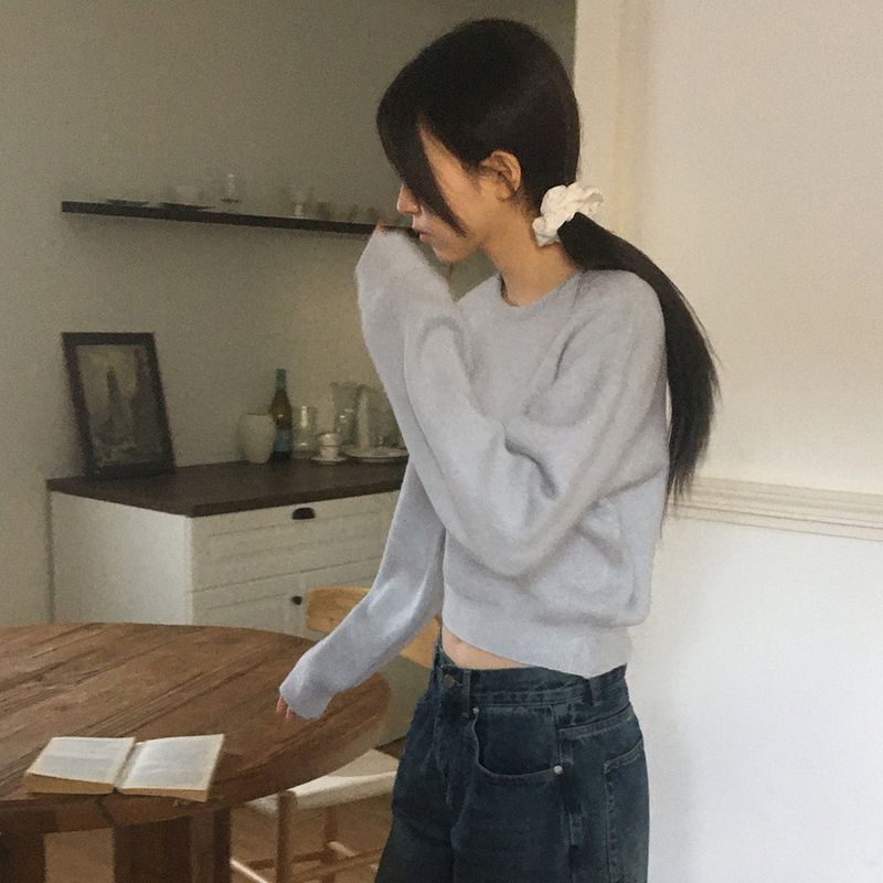 Posol Basic Short Round Knitwear