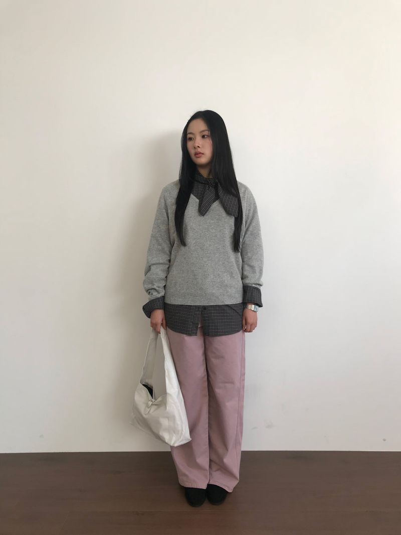 ロウキーバックルショルダーバッグ (3color)