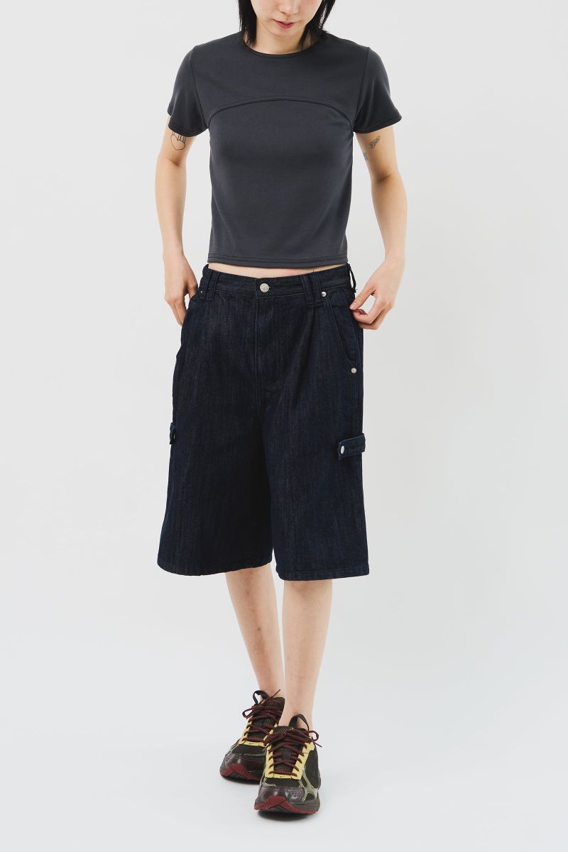 Date Non Fade Bermuda Denim (2color)
