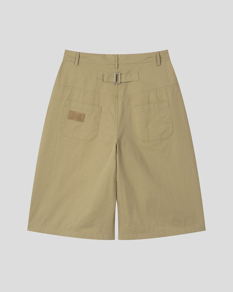 Varon Patch Strap Bermuda Pants