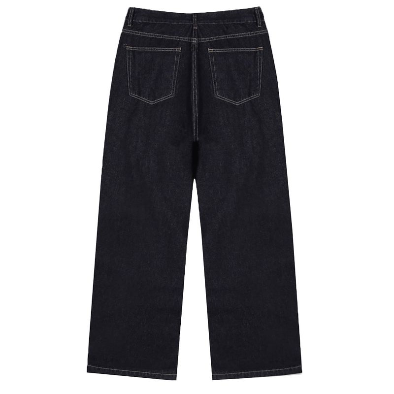 Basic denim pants (deep indigo)