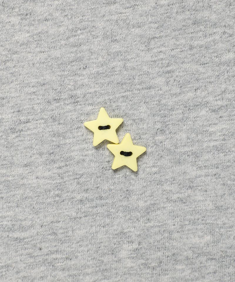 CAVISH APPLIQUE RINGER SS TEE MELANGE GREY(CV2GMUT509A)