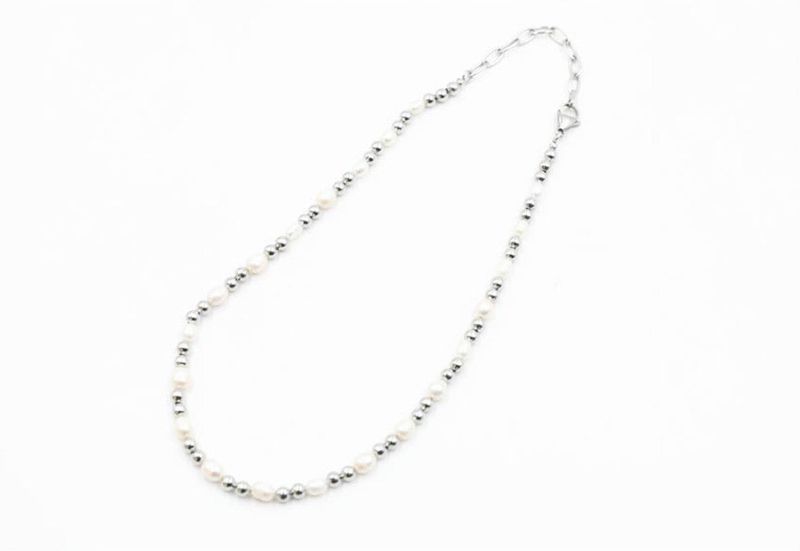 No.0707 P&S mix necklace