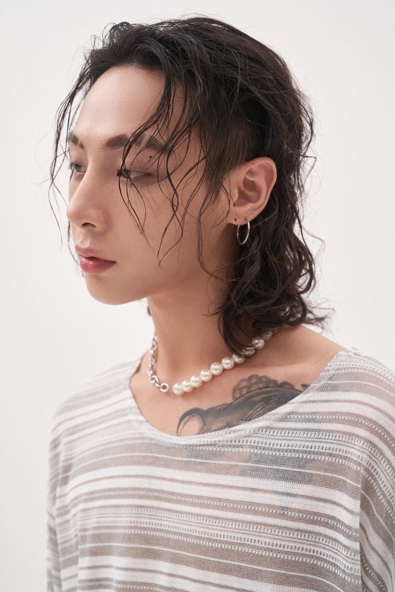 PEARL&CHAIN necklace