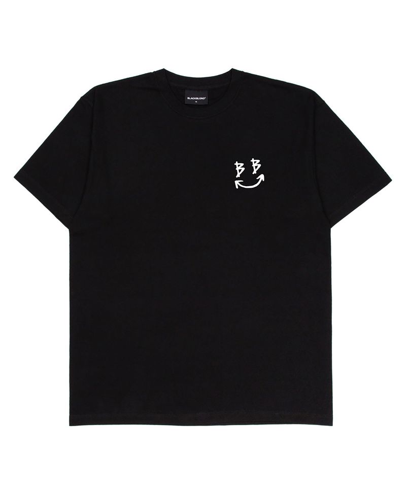 BLACKBLOND（ブラックブロンド）の「クラシックスマイルロゴTシャツ（トップス）」