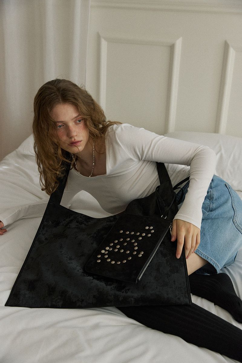 MADE_halo Square Bag (Large)/ BLACK