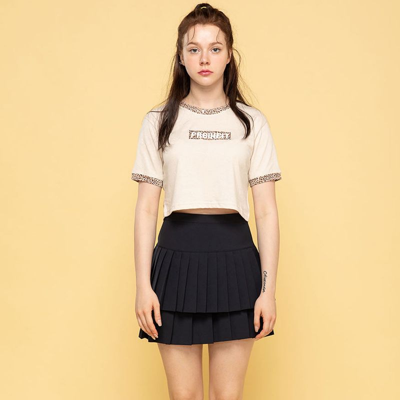 FREIHEIT（フライハイト）の「LEOPARD POINT TEE (BEIGE)（Tops）」