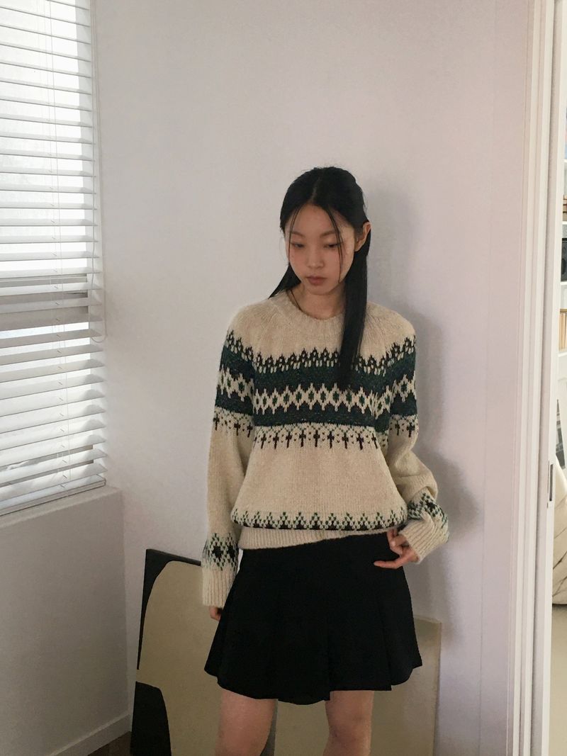 Belan golden pleated mini skirt