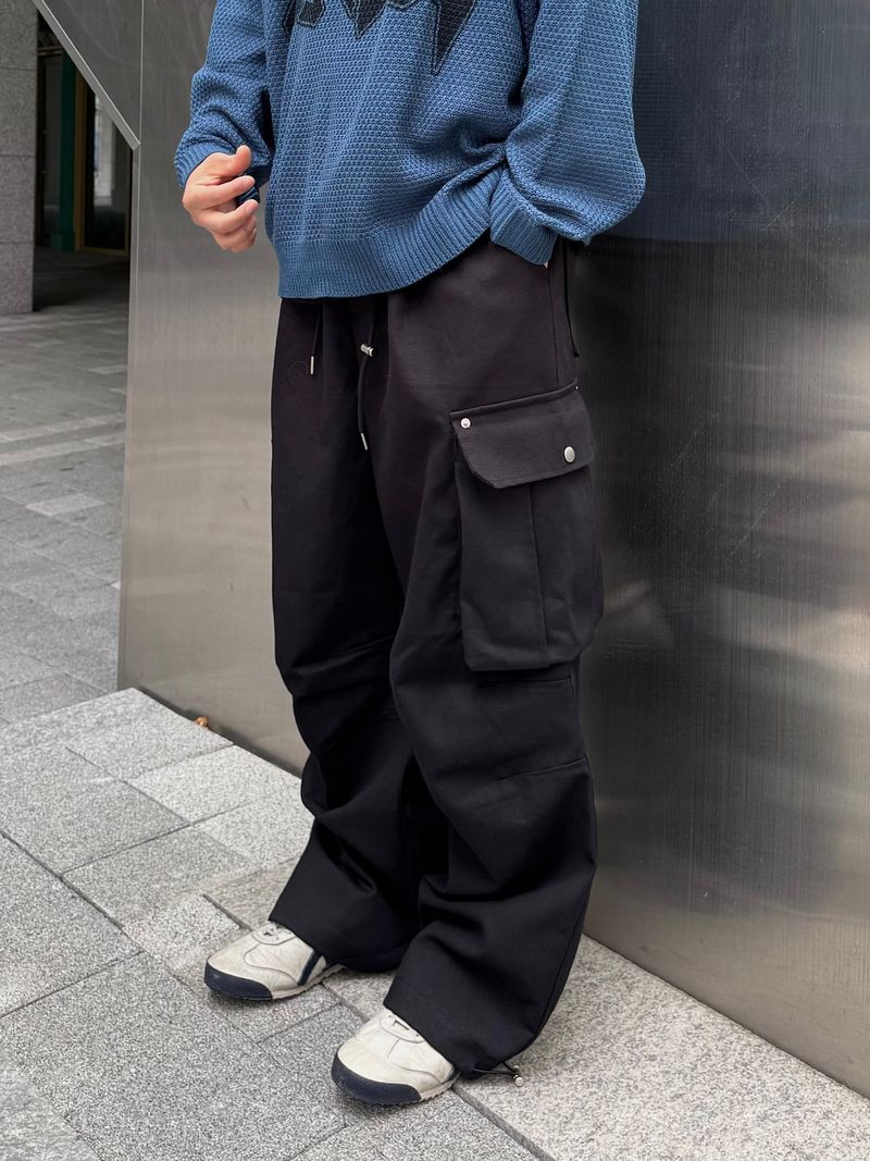 dart cotton cargo pants