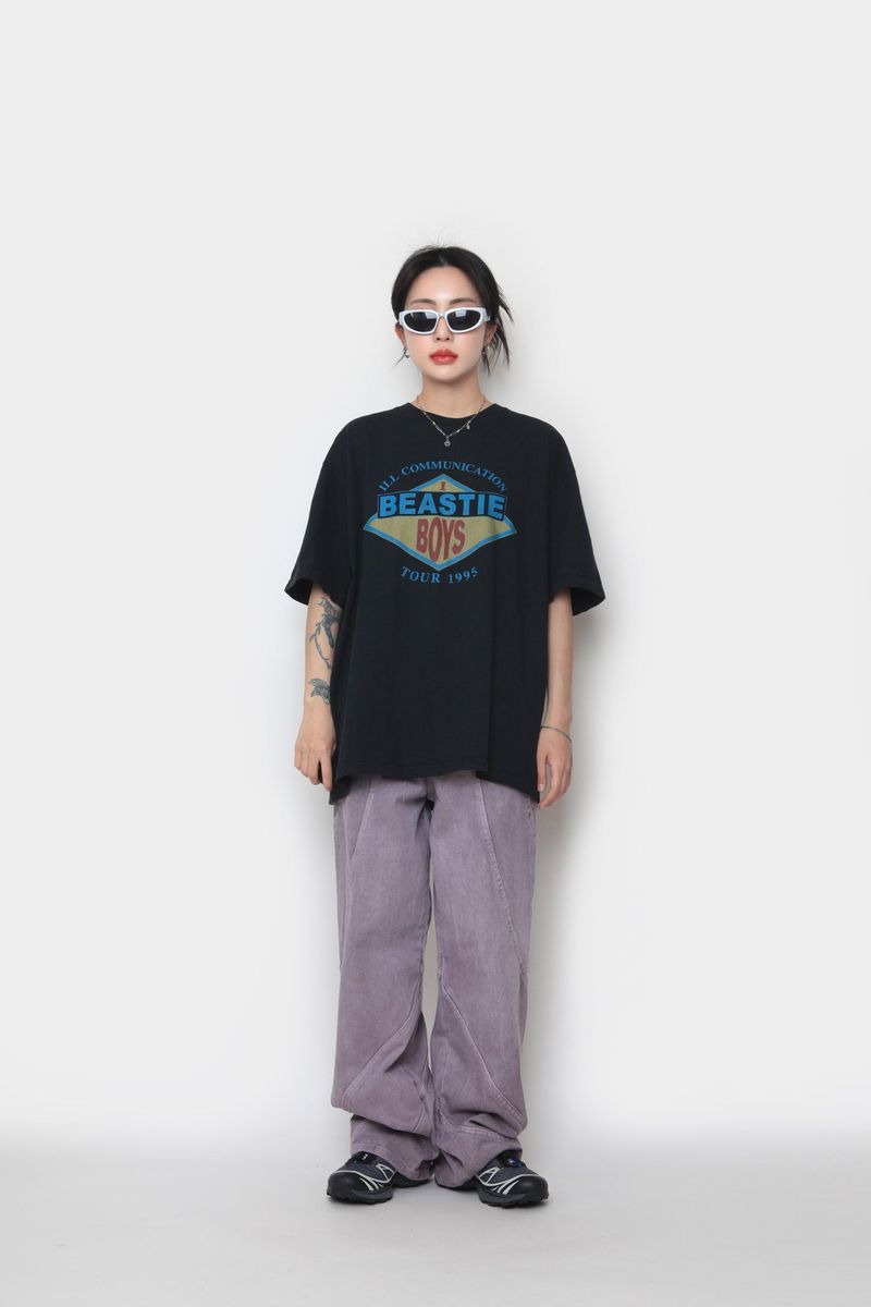 Wave Pigment Denim Pants