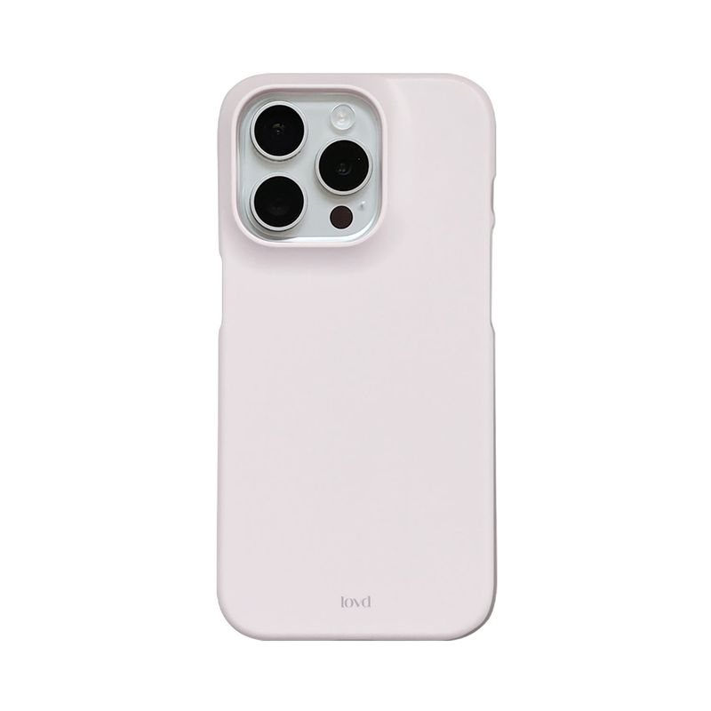 LOVD（ラブド）の「[MADE] MILKY PINK PHONE CASE (matte hard)（Smartphone Accessories）」