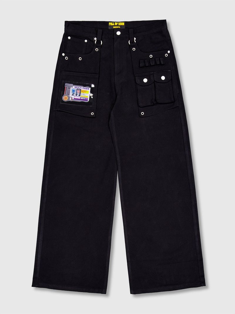 Multipass Cargo Pants (Black)