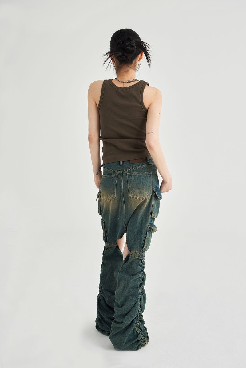 SKIRT PANTS [WASHED]