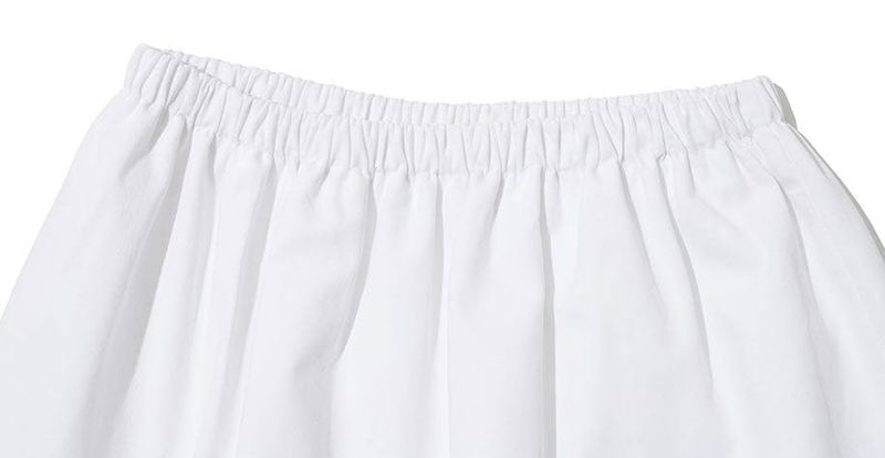 RUFFLE POINT SKIRT - WHITE