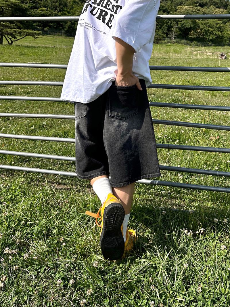 NEEDLELOW(ニードルロウ)の「brushes bermuda denim PT -2C(Pants)」