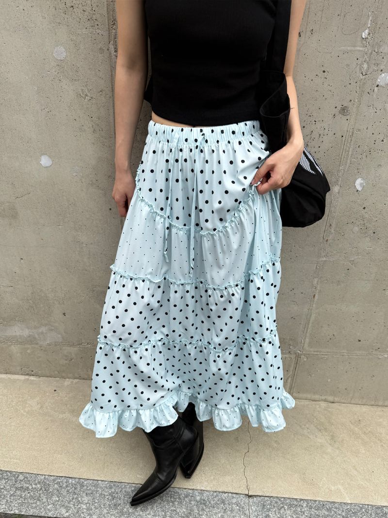 dot cake skirt