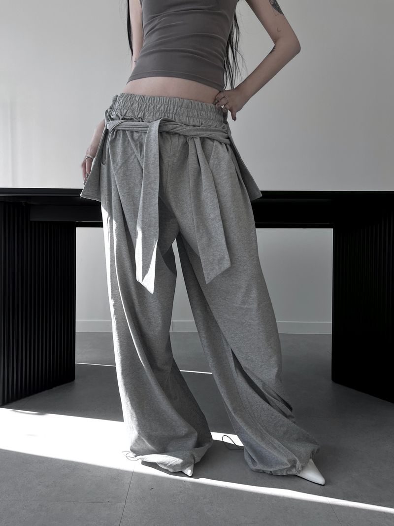 strap string pants (3color)