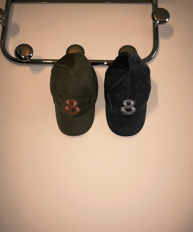 8 logo ball cap - Olive Brown