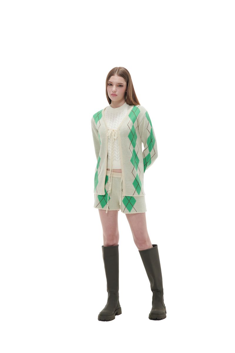 ARGYLE CARDIGAN