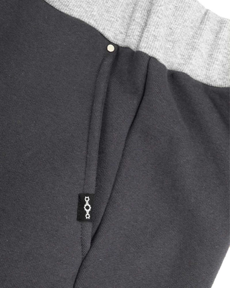 Bootcut Sweatpants Charcoal x Melange Gray
