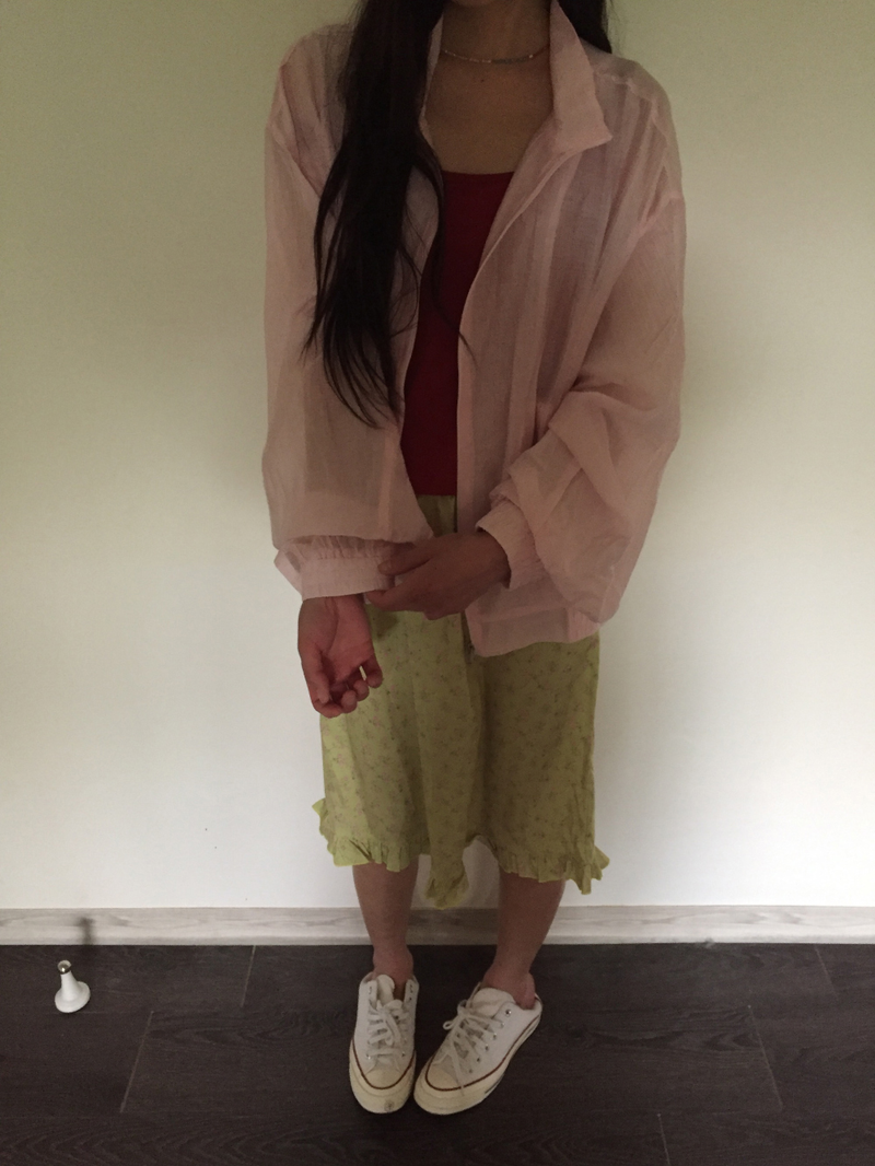 Merry Flower Frill Skirt (2color)