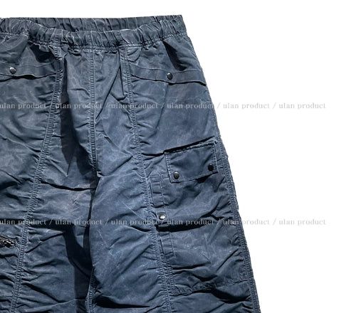 Piper shirring nylon jogger pants