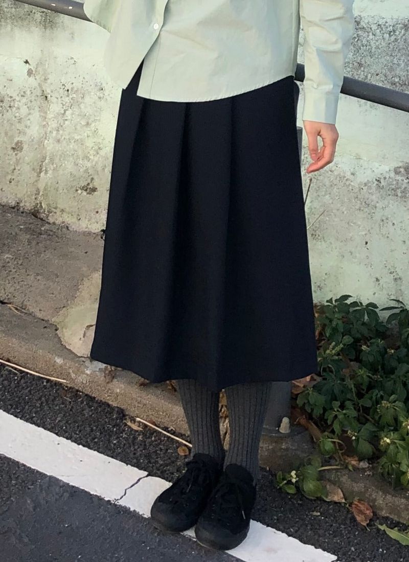 Arco iris（アルコイリス）の「Leaf crease long skir（Skirts）」