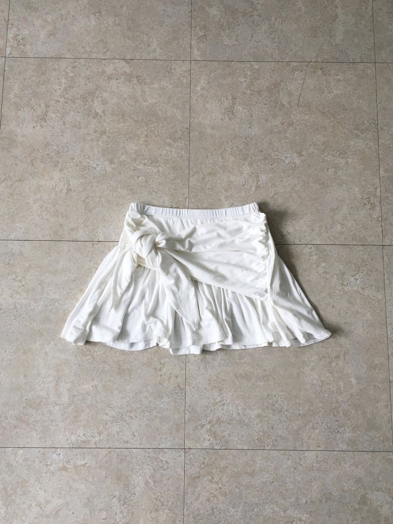 Beagles shirring mini skirt