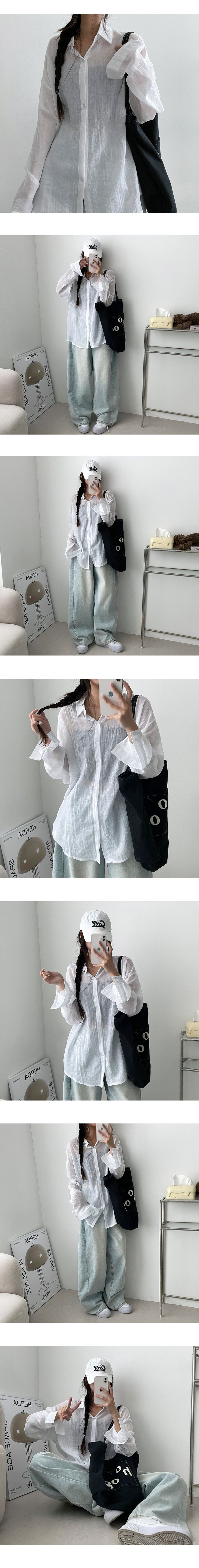 S Linen Gauze Summer Shirt
