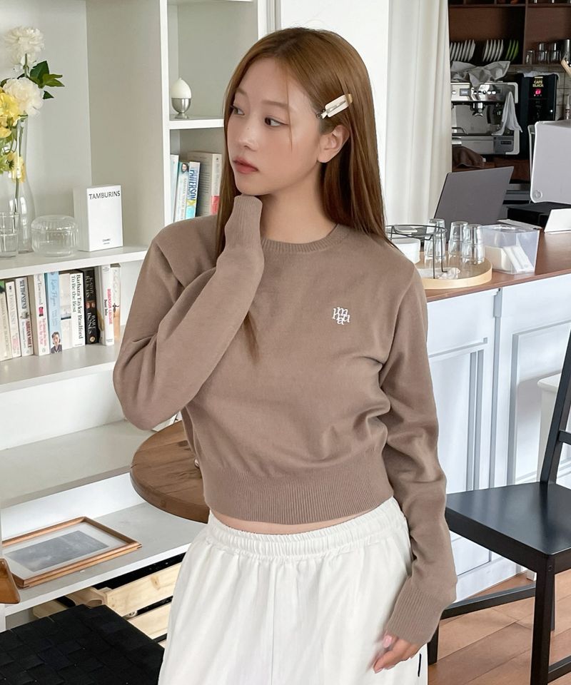 STITCH LOGO BASIC KNIT