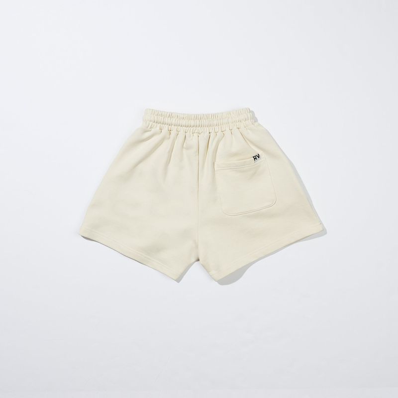 Wave Logo Zurry Half Pants Cream