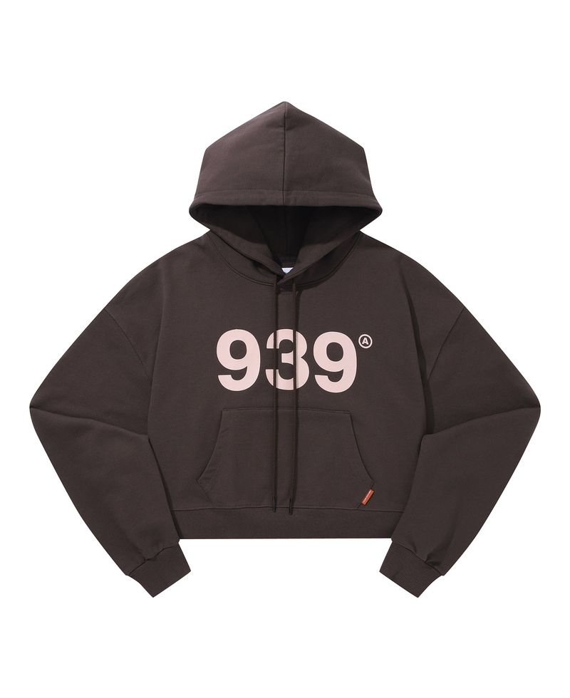 ARCHIVE BOLD（アーカイブボールド）の「939 LOGO CROP HOOD (BROWN)（Tops）」