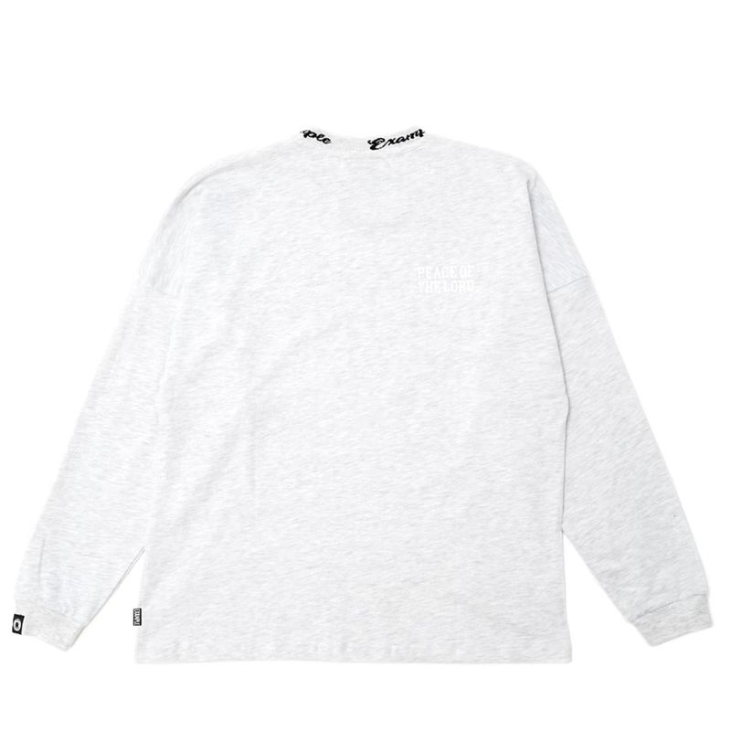 EXAMPLE CURSIVE CIRCLE LOGO BIGCOLLAR L/S TEE