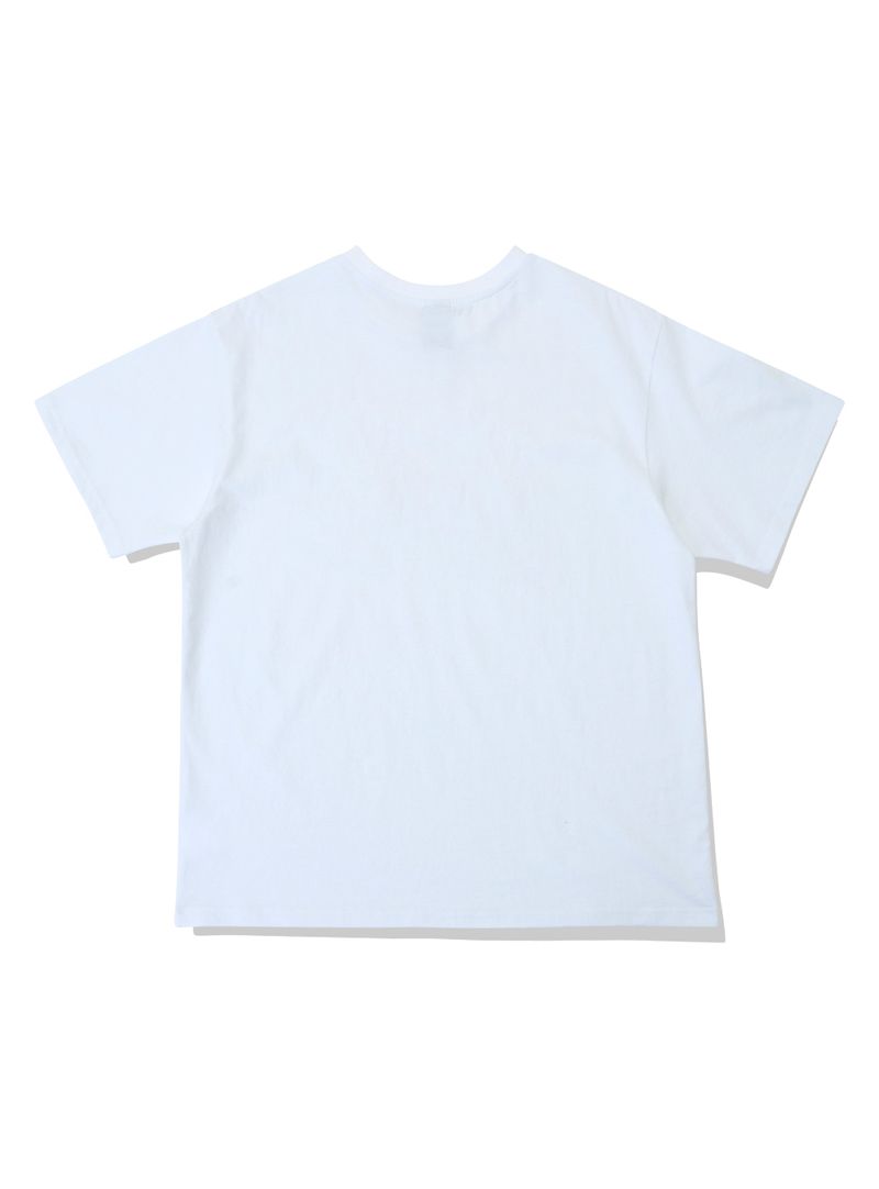 BIG GRAPHIC LOGO TEE WHITE BLACK LOGO