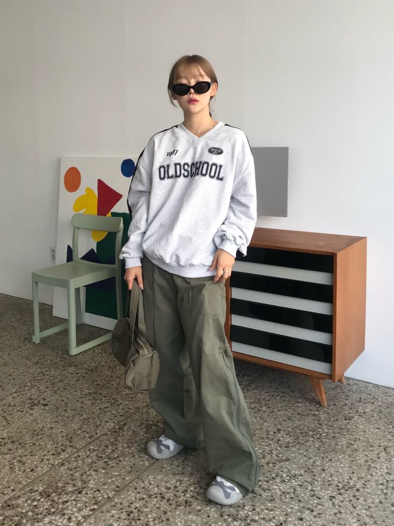Nicole zipper banding pants