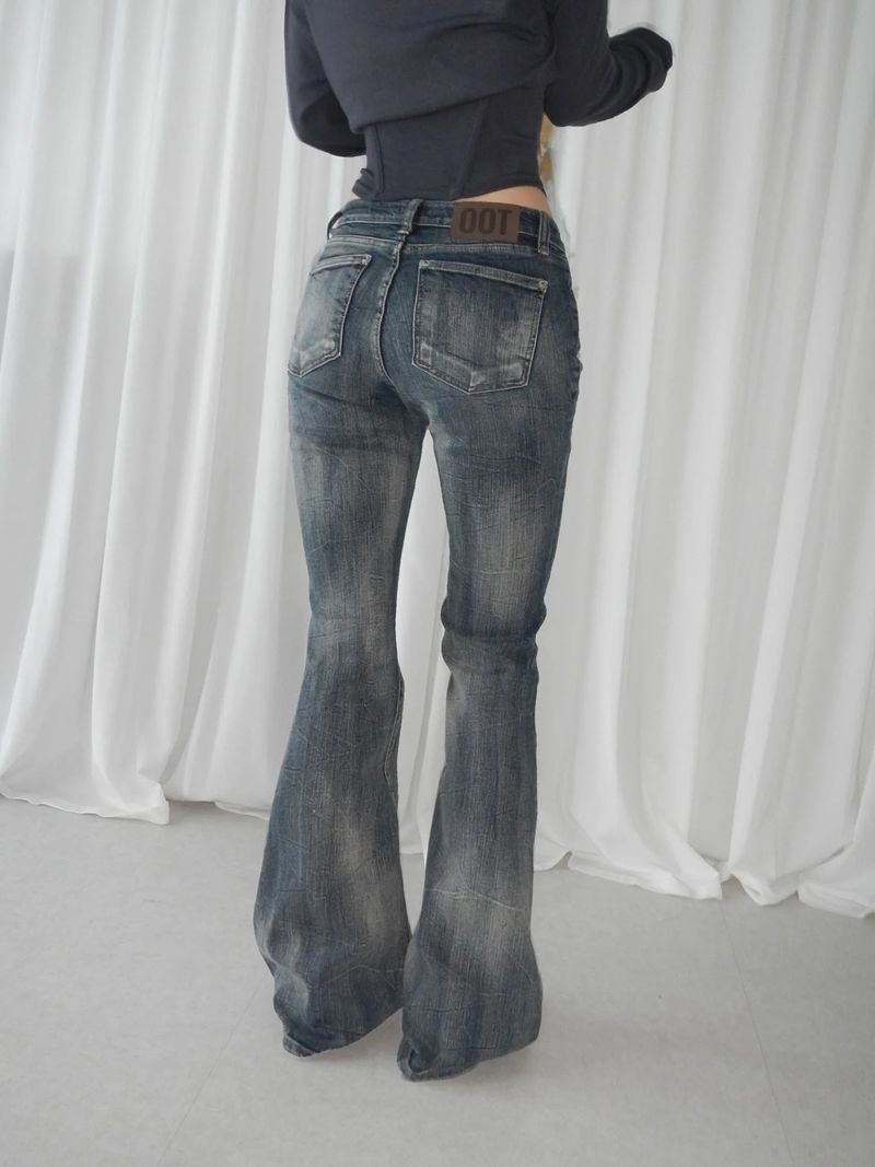 sister washing dyeing bootcut