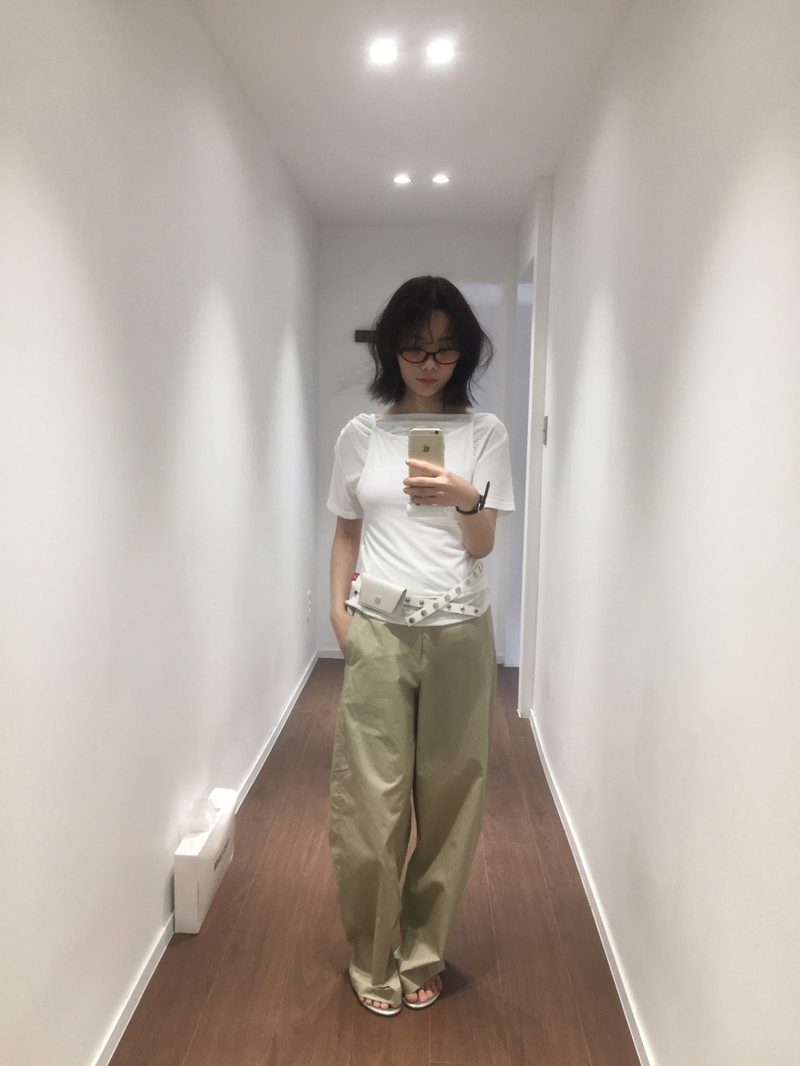 YWD SHIRRING T-SHIRTS (3color)