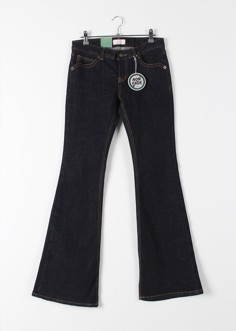 DEEP SLIM BOOTS CUT DENIM