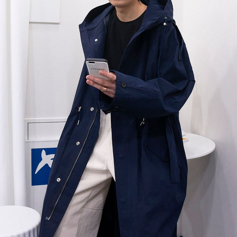 SK Maxi Bomber Jacket Hood Coat (3 colors)