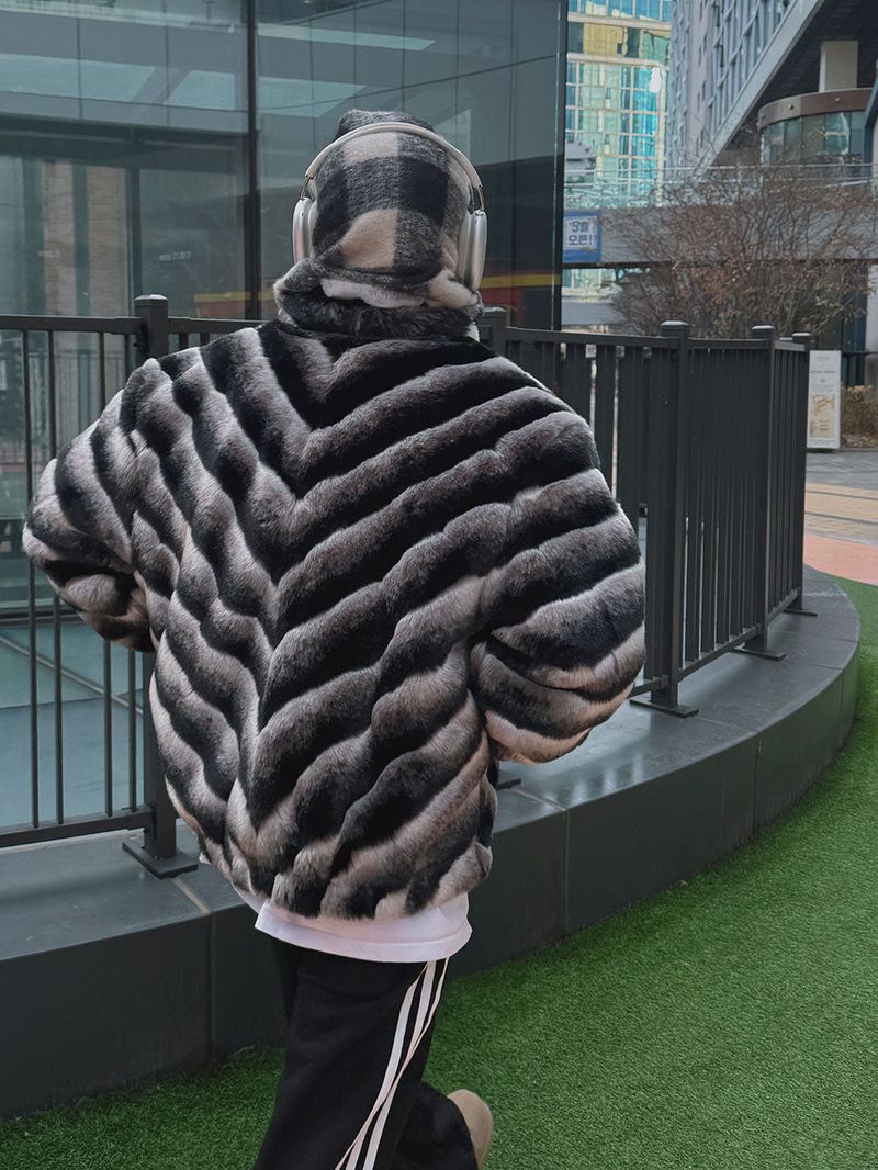 [Premium] Leopard Wave Fur Jumper (2color)