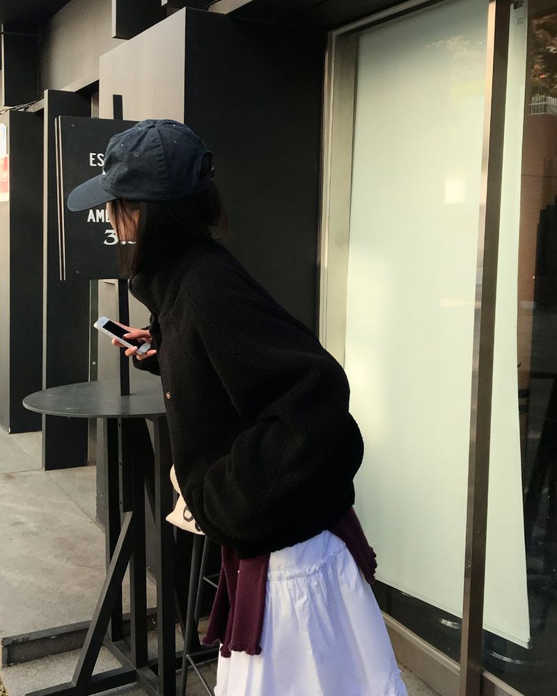 [ORIGINAL] Cable Wool Fleece Jumper
