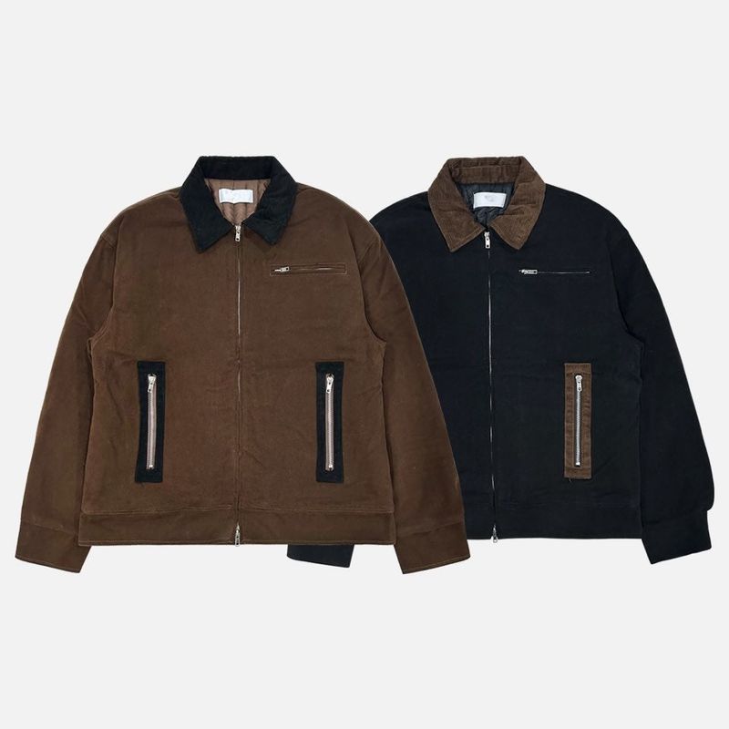 Overcast Color-Block Padded Jacket (2 Colors)