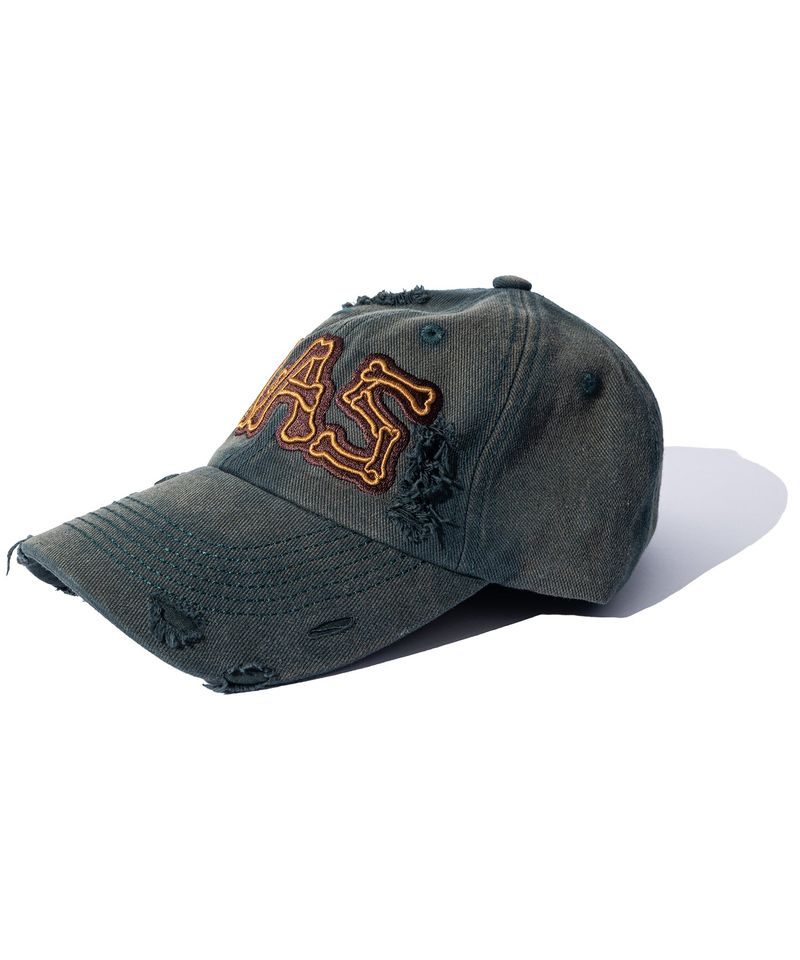 MAS BONE WASHED DYING VINTAGE BALL CAP MSFAC002-GR