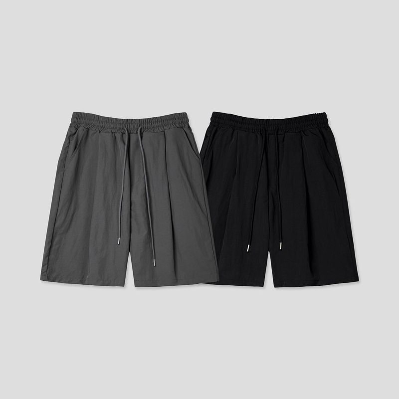Side Pin-Tuck Shorts 2COLOR